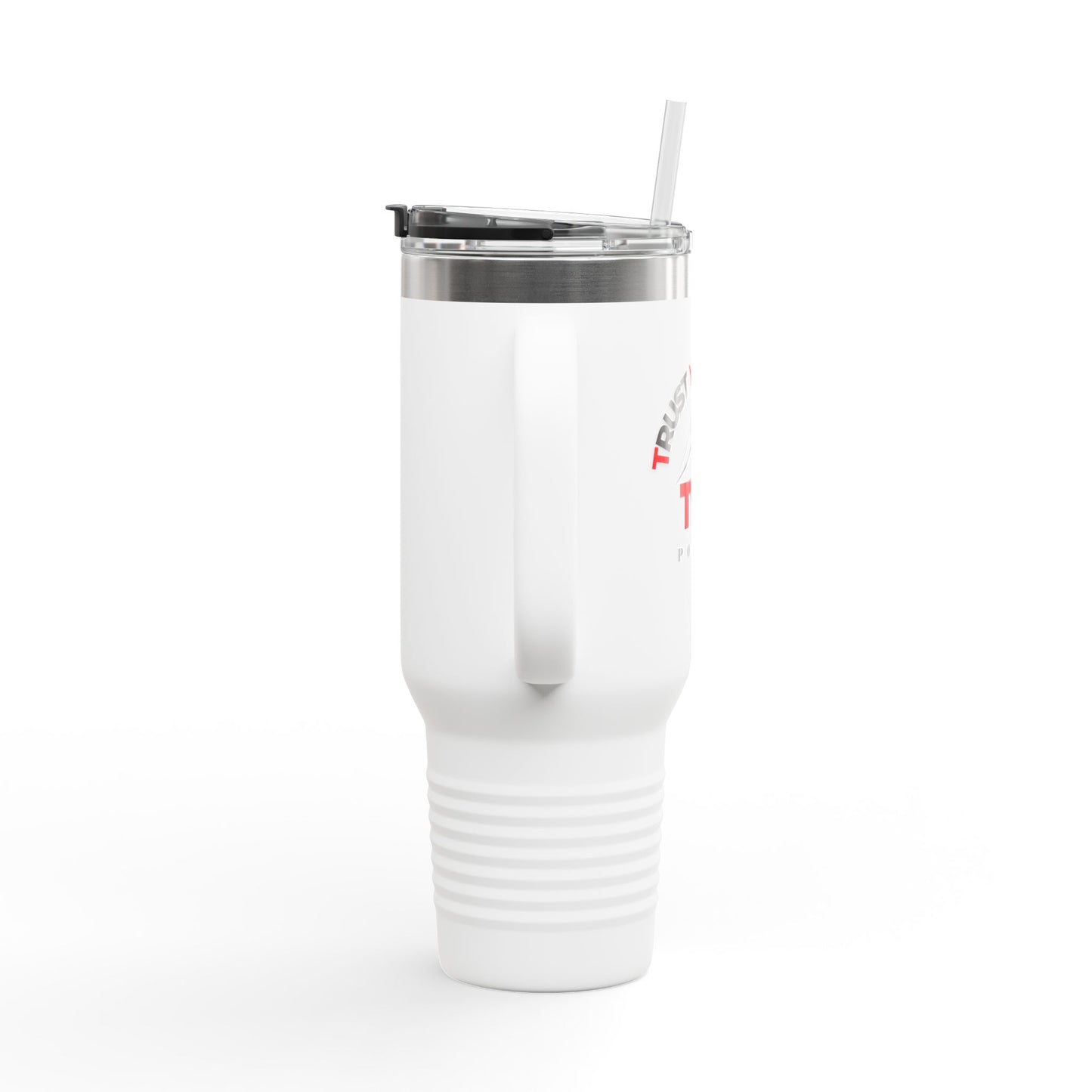Trust Your Gut Insulated Travel Mug, 40oz - Custom Travel Tumbler for Coffee Lovers, Great for Gifts, Road Trips, and Everyday Use