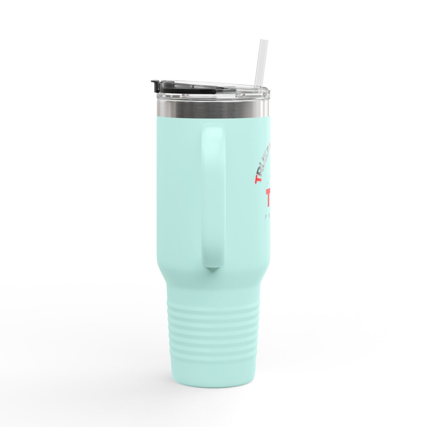 Trust Your Gut Insulated Travel Mug, 40oz - Custom Travel Tumbler for Coffee Lovers, Great for Gifts, Road Trips, and Everyday Use
