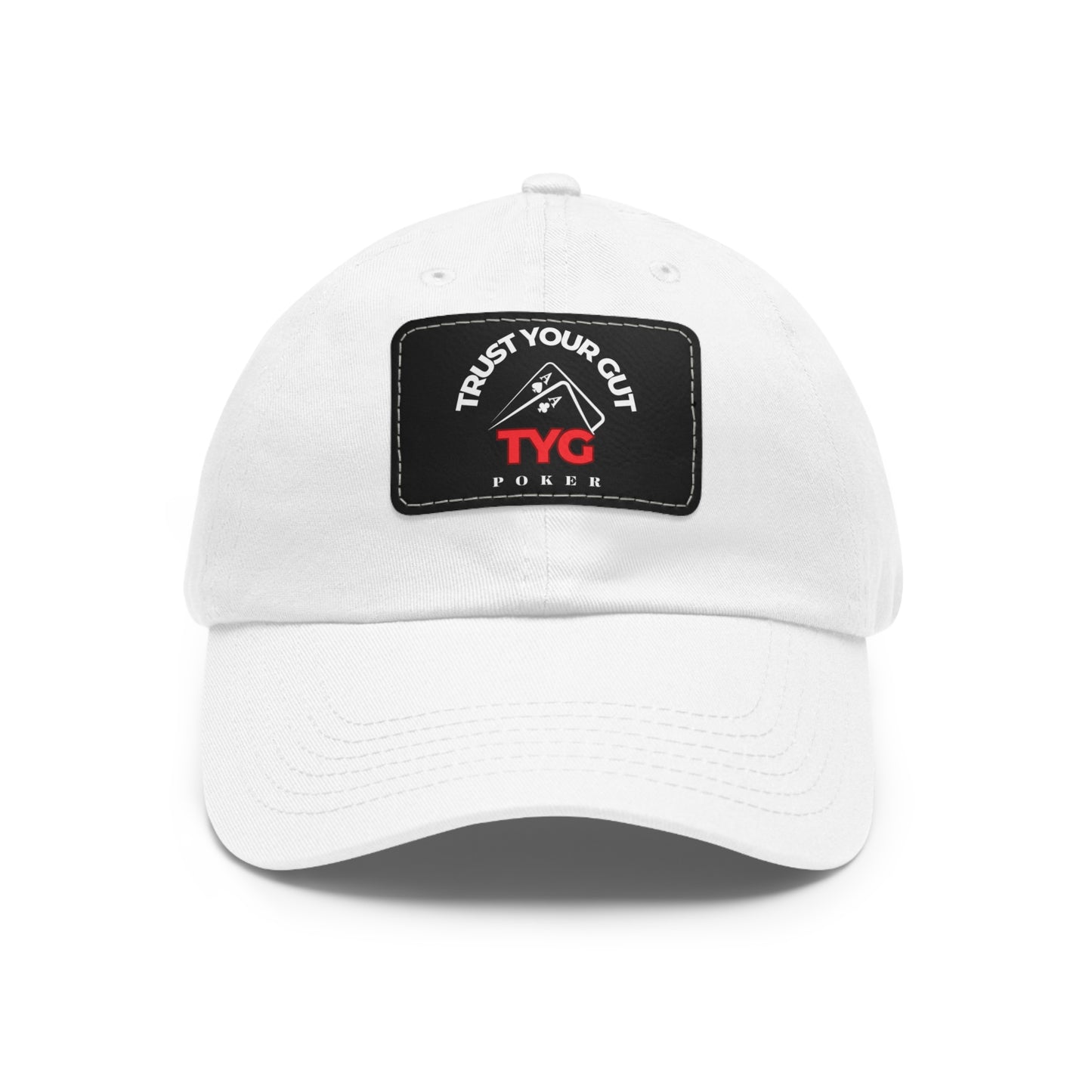 Dad Hat with Leather Patch (Rectangle)