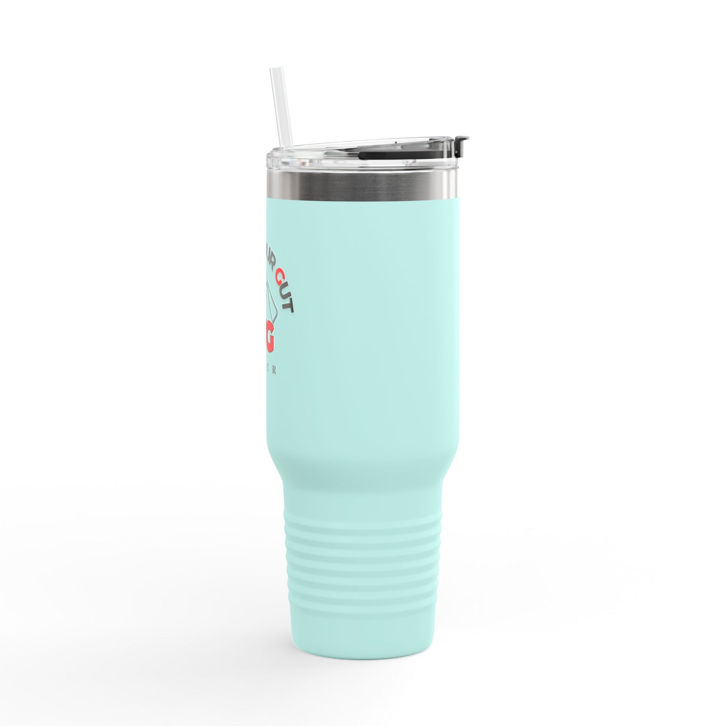 Trust Your Gut Insulated Travel Mug, 40oz - Custom Travel Tumbler for Coffee Lovers, Great for Gifts, Road Trips, and Everyday Use