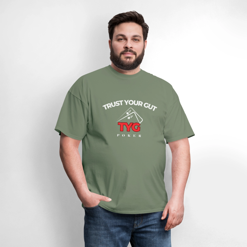 Unisex Classic "Trust Your Gut" T-Shirt - military green