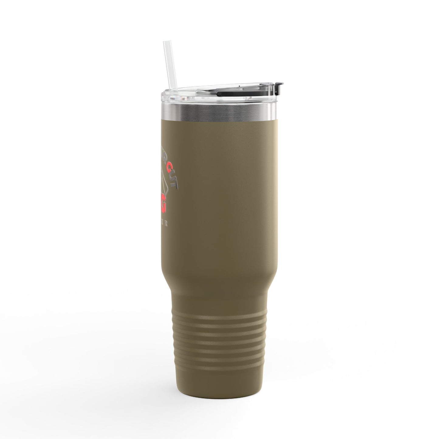 Trust Your Gut Insulated Travel Mug, 40oz - Custom Travel Tumbler for Coffee Lovers, Great for Gifts, Road Trips, and Everyday Use