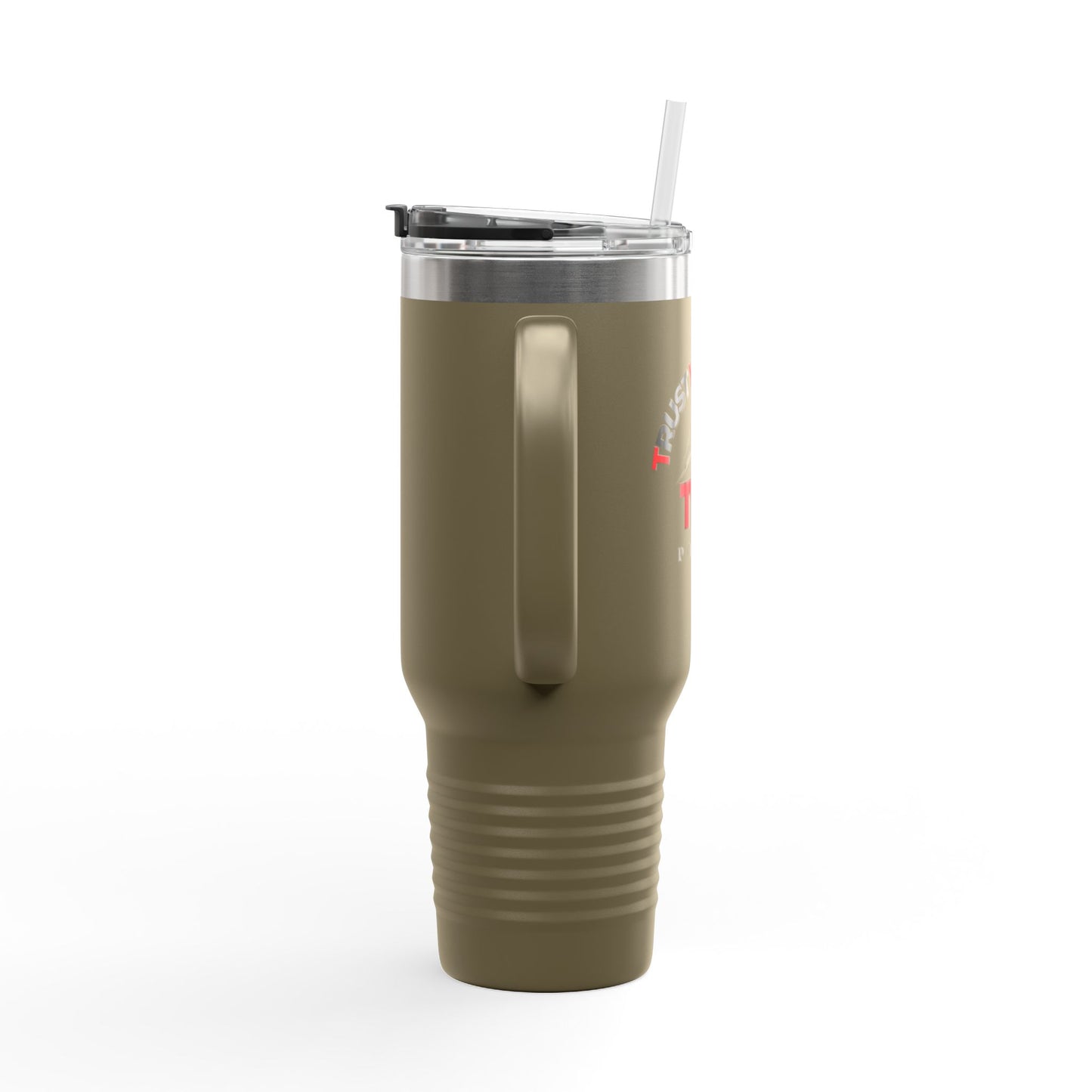 Trust Your Gut Insulated Travel Mug, 40oz - Custom Travel Tumbler for Coffee Lovers, Great for Gifts, Road Trips, and Everyday Use