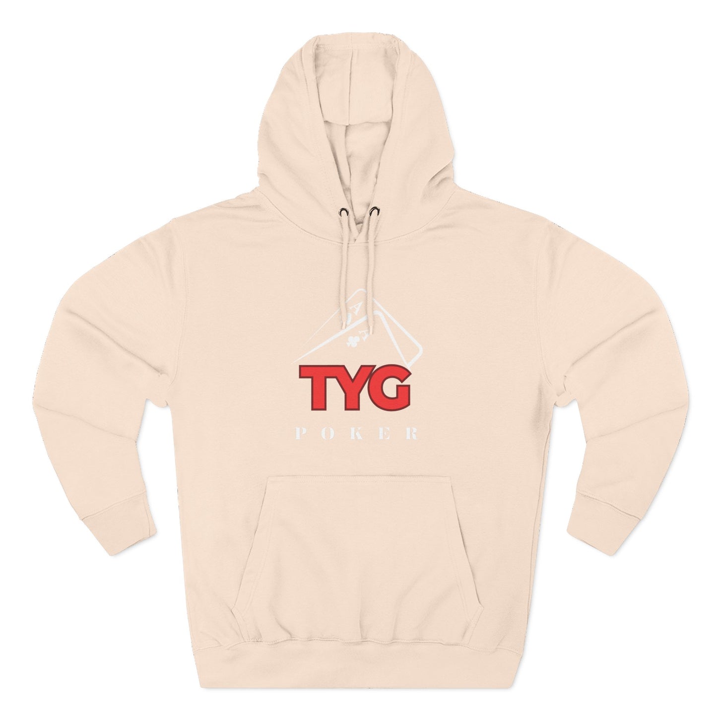 Three-Panel Fleece Hoodie