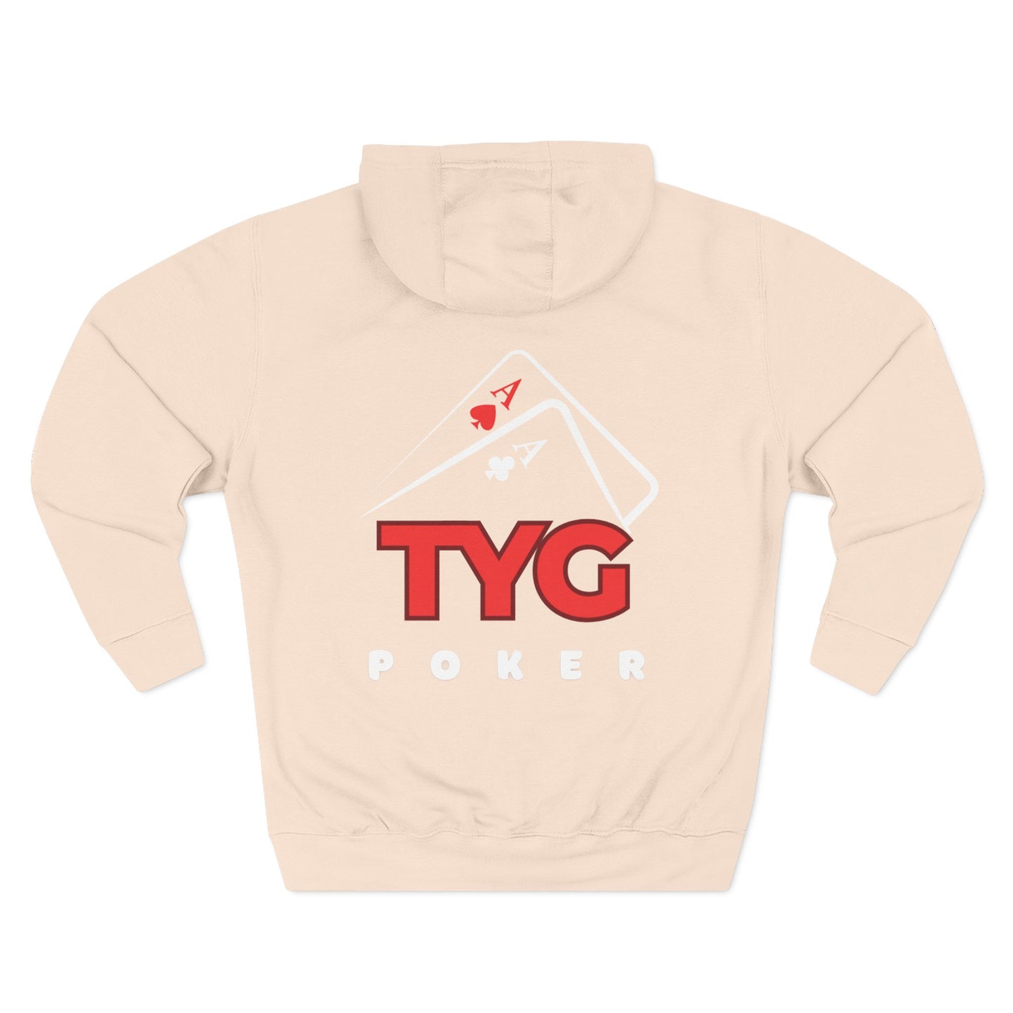 Three-Panel Fleece Hoodie