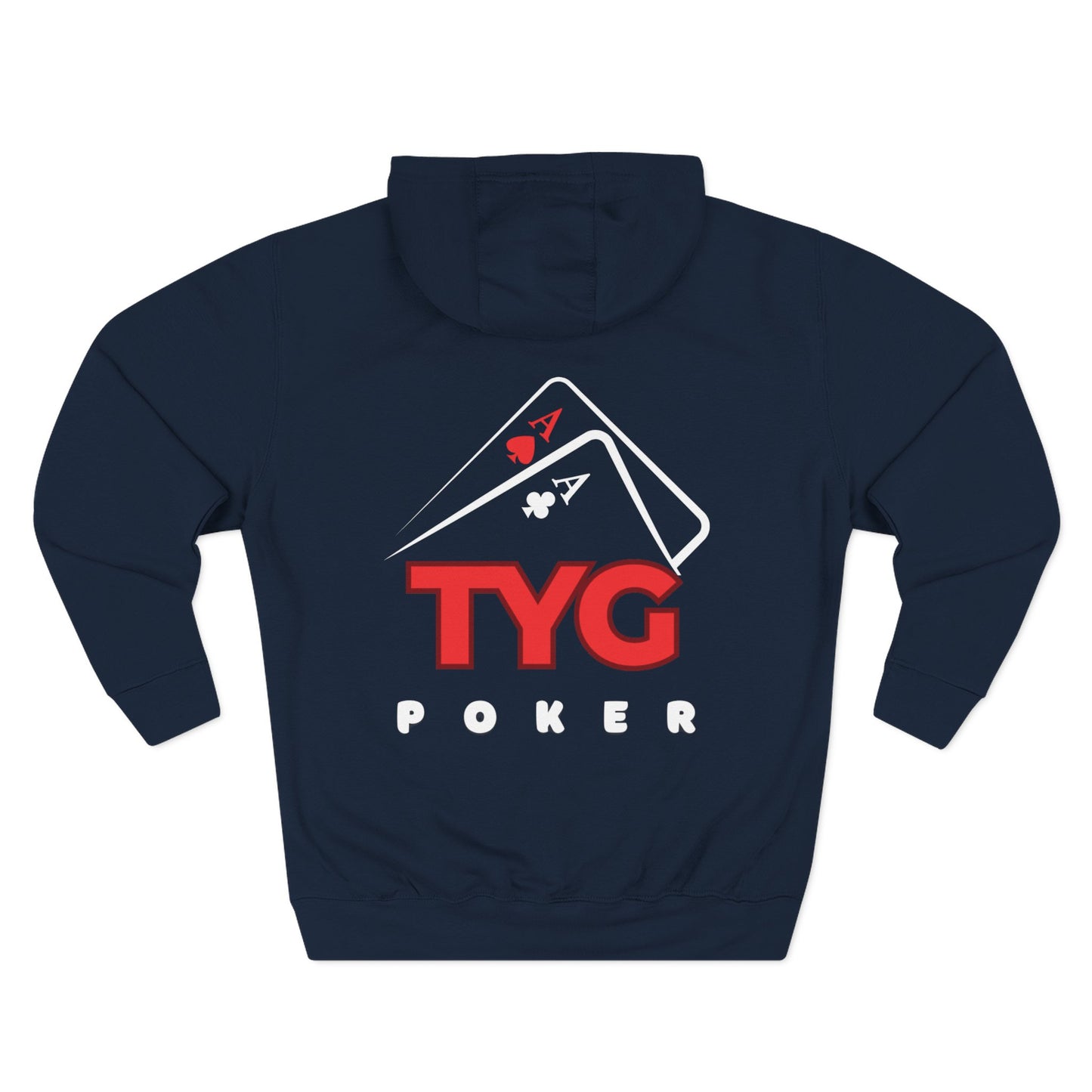 Three-Panel Fleece Hoodie