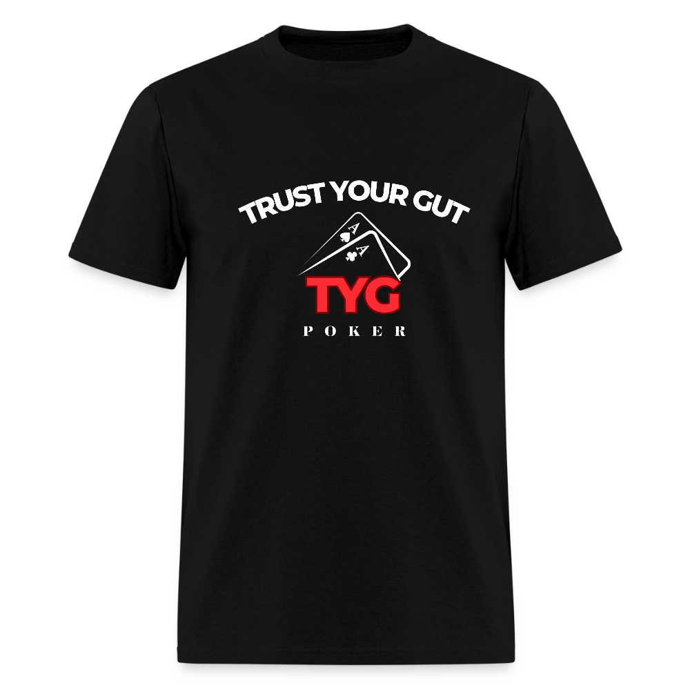 Unisex Classic "Trust Your Gut" T-Shirt - black
