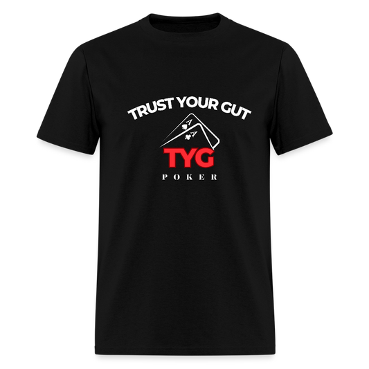 Unisex Classic "Trust Your Gut" T-Shirt - black