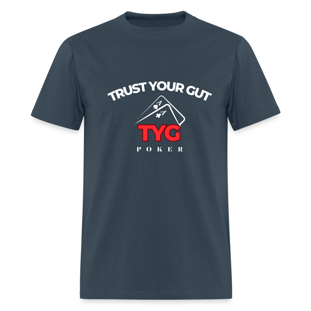 Unisex Classic "Trust Your Gut" T-Shirt -  blue dusk