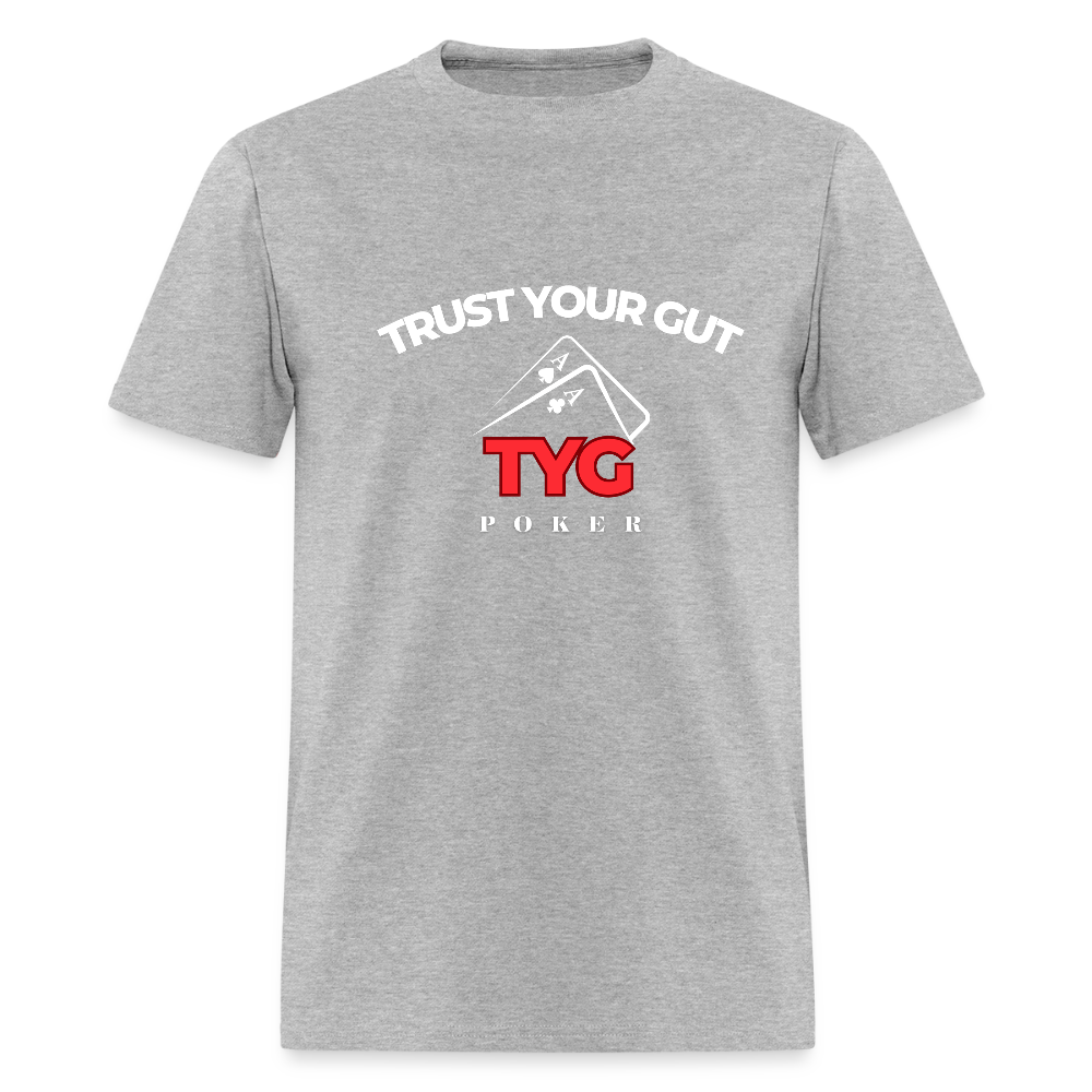 Unisex Classic "Trust Your Gut" T-Shirt - heather gray