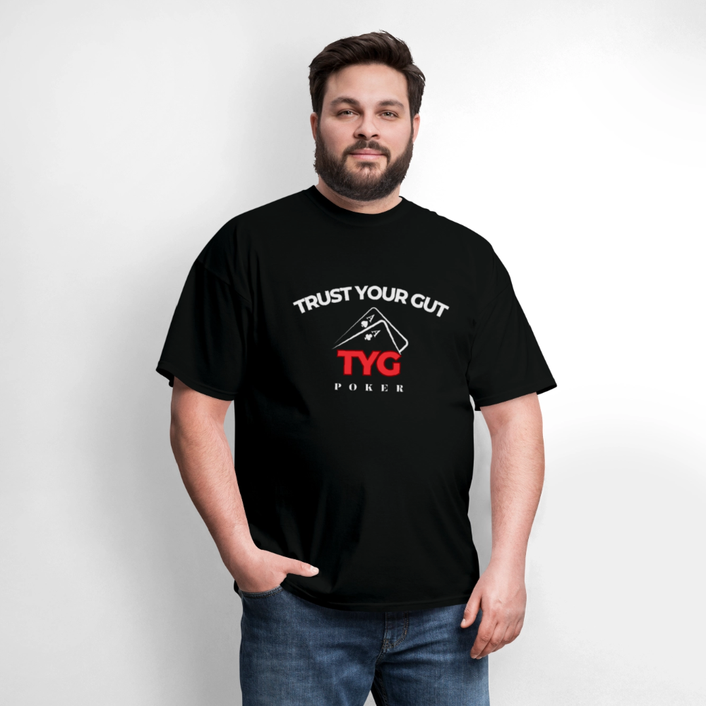 Unisex Classic "Trust Your Gut" T-Shirt - black