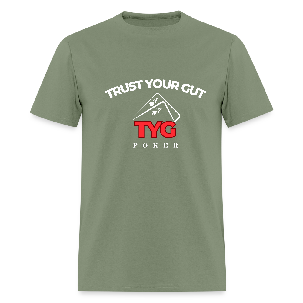 Unisex Classic "Trust Your Gut" T-Shirt - military green
