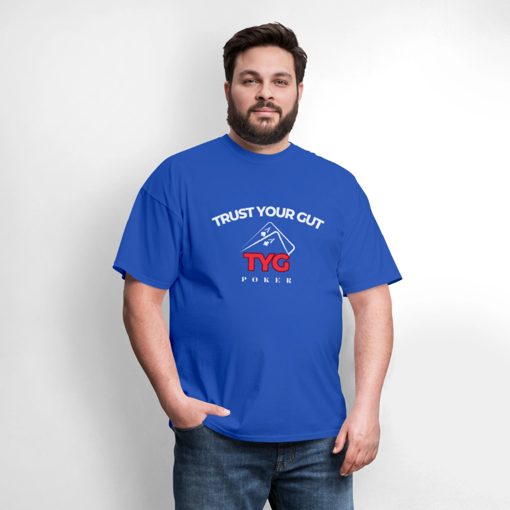 Unisex Classic "Trust Your Gut" T-Shirt - royal blue