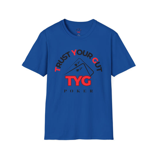 Unisex Poker T-Shirt - Trust Your Gut, Gift for Gamblers, Casual Wear, Poker Night, Softstyle Tee