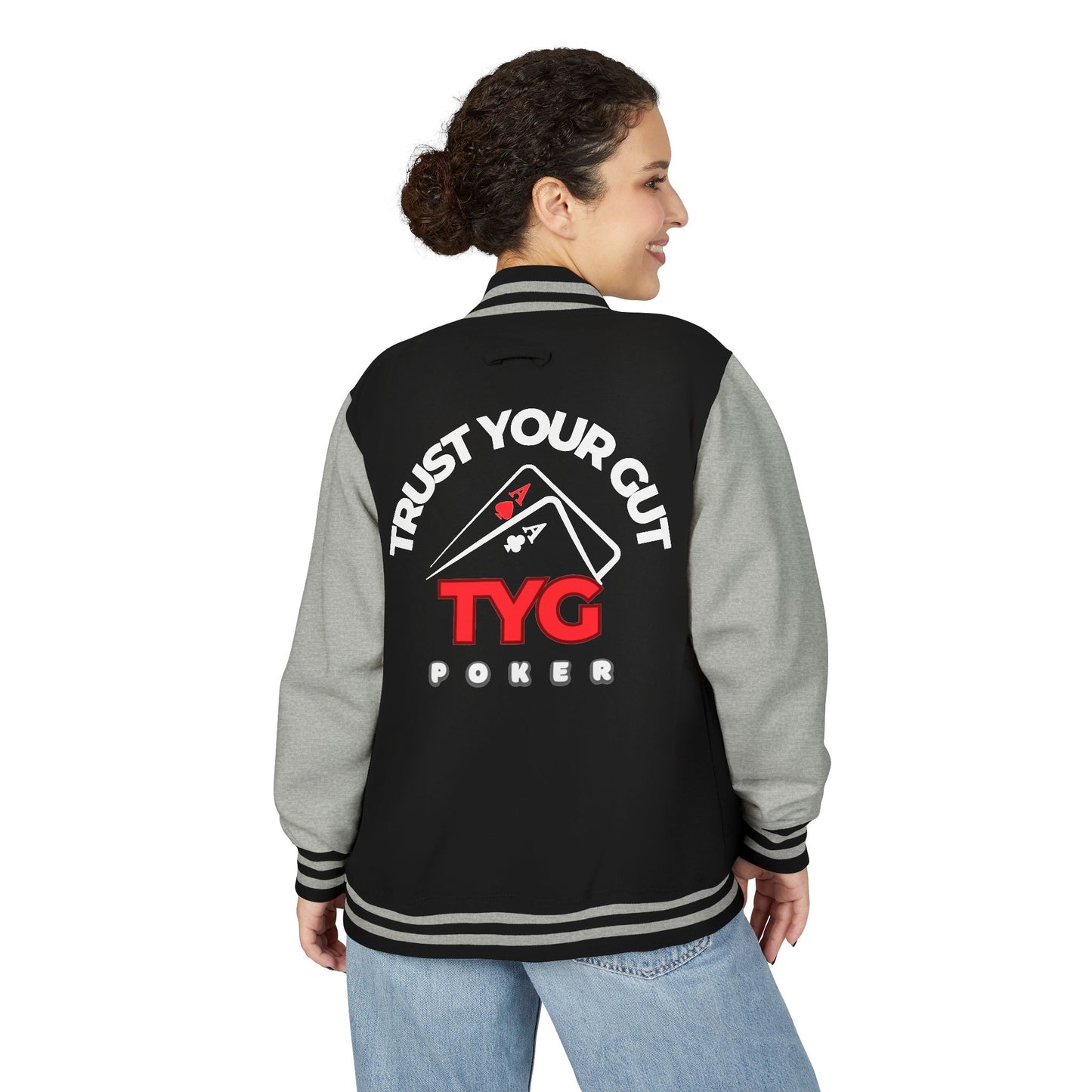 Unisex Heavyweight Letterman Jacket, Casual College Style Jacket, Great Gift for Poker Players, Stylish Layer for Game Nights, Perfect for [...]
